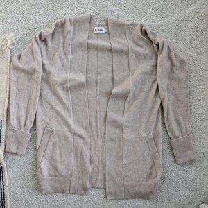 R Label Cashmere Pocket Cardigan